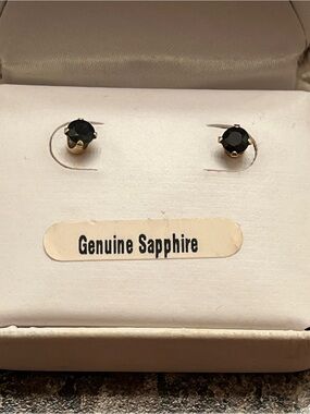 Genuine Blue Sapphire.